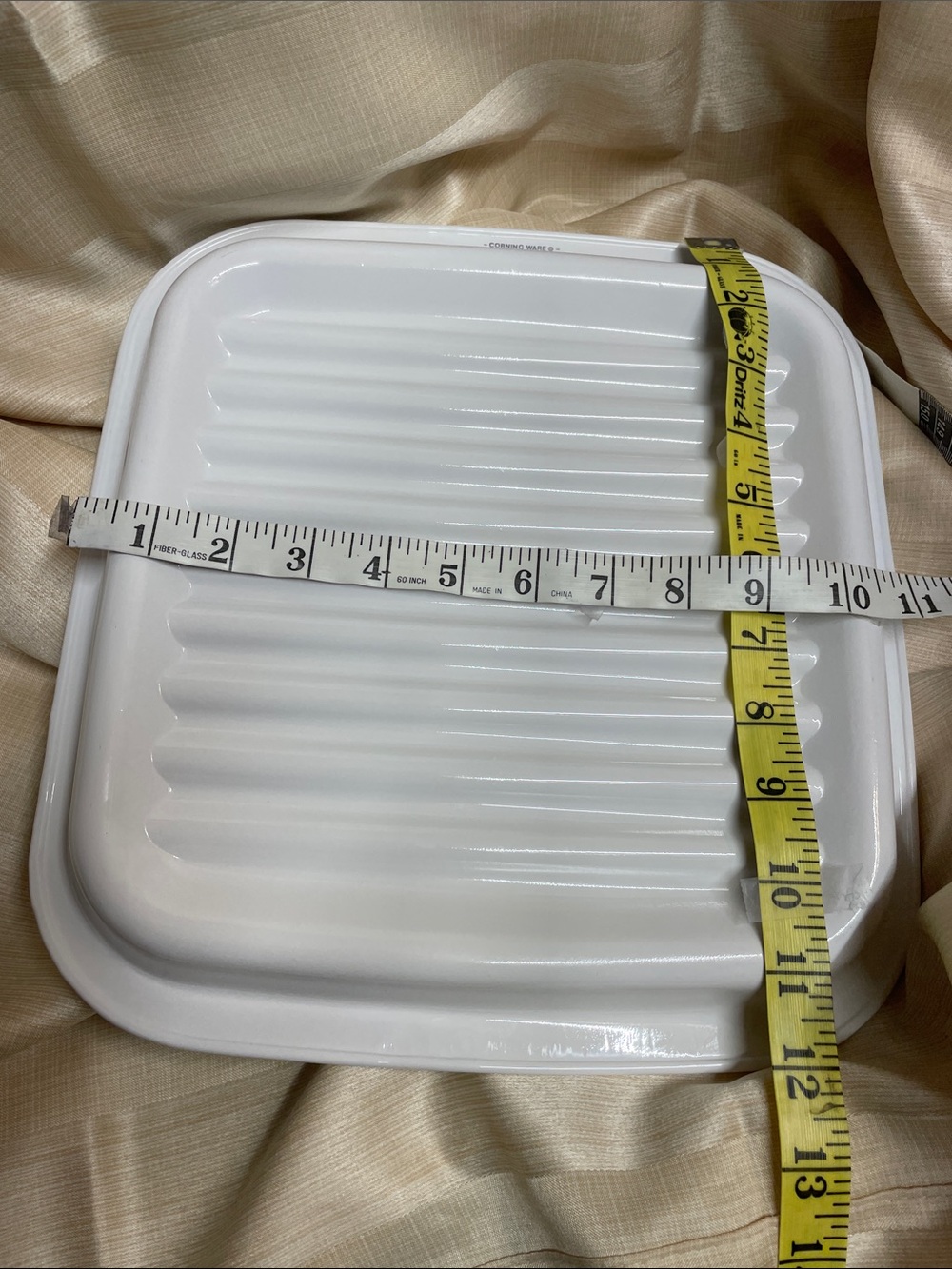 Corningware White Glossy Ceramic MR-2 Bacon Rack for Microwave or Oven - Picture 5 of 5